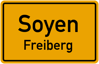 Ortsschild Soyen Freiberg
