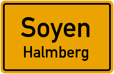 Ortsschild Soyen Halmberg