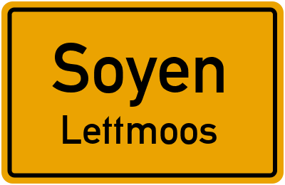 Straßenverzeichnis Soyen Lettmoos
