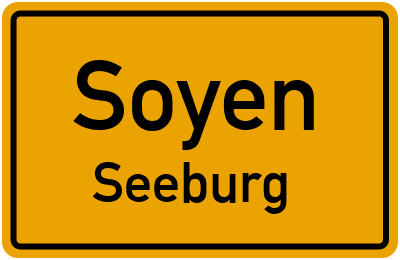 Ortsschild Soyen Seeburg