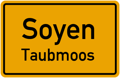 Straßenverzeichnis Soyen Taubmoos