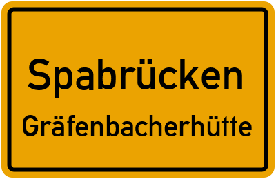 Straßenverzeichnis Spabrücken Gräfenbacherhütte