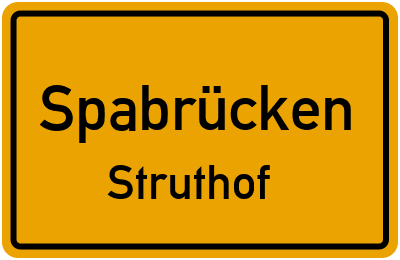 Straßenverzeichnis Spabrücken Struthof