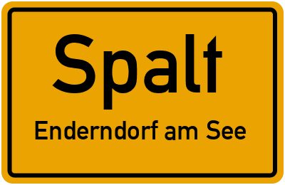 Straßenverzeichnis Spalt Enderndorf am See