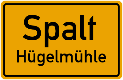 Straßenverzeichnis Spalt Hügelmühle