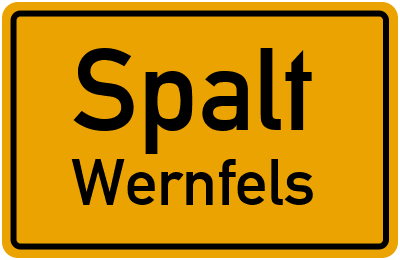 Straßenverzeichnis Spalt Wernfels