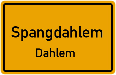 Straßenverzeichnis Spangdahlem Dahlem