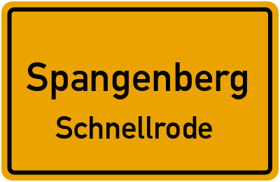 Straßenverzeichnis Spangenberg Schnellrode