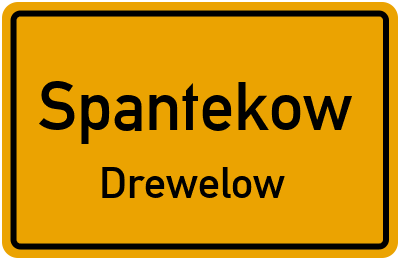 Straßenverzeichnis Spantekow Drewelow