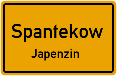 Straßenverzeichnis Spantekow Japenzin