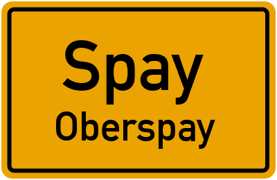 Straßenverzeichnis Spay Oberspay
