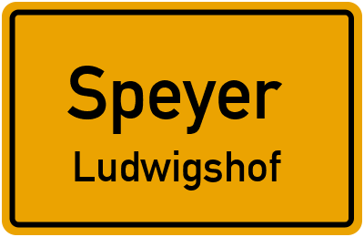 Straßenverzeichnis Speyer Ludwigshof