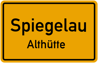 Straßenverzeichnis Spiegelau Althütte