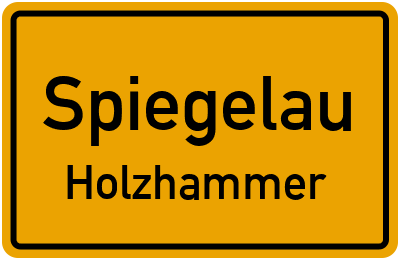 Straßenverzeichnis Spiegelau Holzhammer