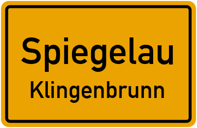 Straßenverzeichnis Spiegelau Klingenbrunn