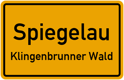 Straßenverzeichnis Spiegelau Klingenbrunner Wald