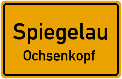 Straßenverzeichnis Spiegelau Ochsenkopf