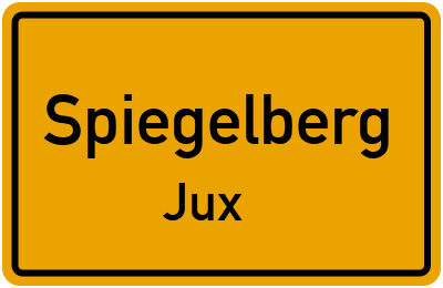 Straßenverzeichnis Spiegelberg Jux