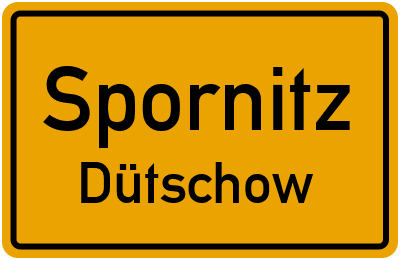 Straßenverzeichnis Spornitz Dütschow