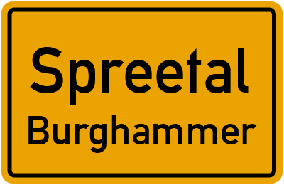 Straßenverzeichnis Spreetal Burghammer