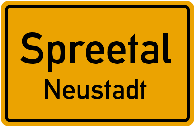 Straßenverzeichnis Spreetal Neustadt