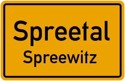 Straßenverzeichnis Spreetal Spreewitz