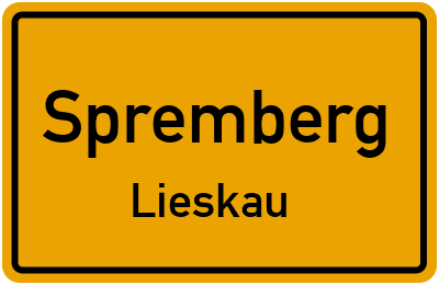 Straßenverzeichnis Spremberg Lieskau