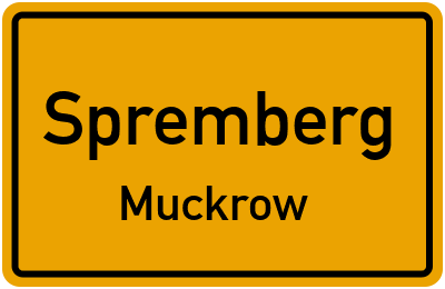 Straßenverzeichnis Spremberg Muckrow