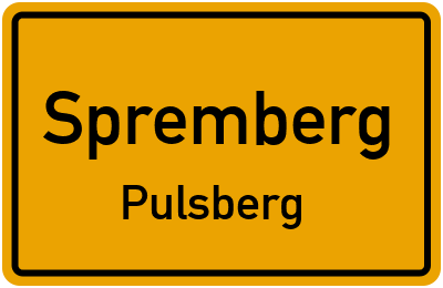 Straßenverzeichnis Spremberg Pulsberg