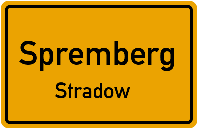 Straßenverzeichnis Spremberg Stradow
