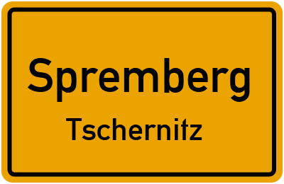 Straßenverzeichnis Spremberg Tschernitz