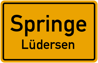 Straßenverzeichnis Springe Lüdersen