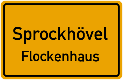 Straßenverzeichnis Sprockhövel Flockenhaus