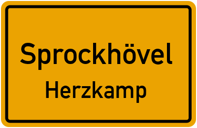 Straßenverzeichnis Sprockhövel Herzkamp