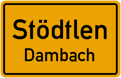 Straßenverzeichnis Stödtlen Dambach