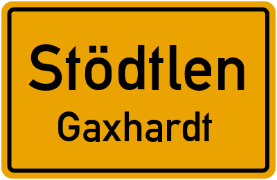Straßenverzeichnis Stödtlen Gaxhardt