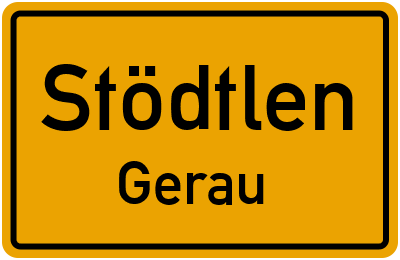 Straßenverzeichnis Stödtlen Gerau