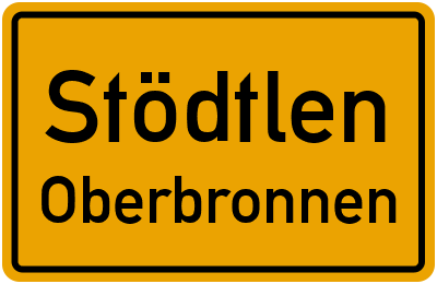 Straßenverzeichnis Stödtlen Oberbronnen