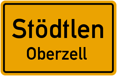 Straßenverzeichnis Stödtlen Oberzell
