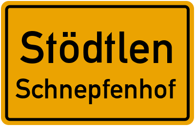 Straßenverzeichnis Stödtlen Schnepfenhof