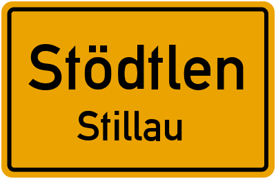 Straßenverzeichnis Stödtlen Stillau