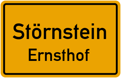 Straßenverzeichnis Störnstein Ernsthof