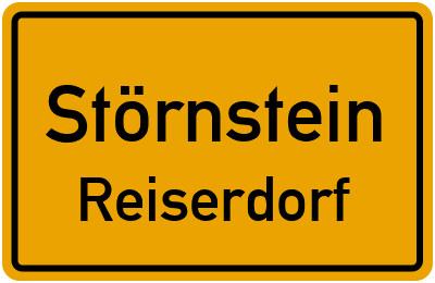 Straßenverzeichnis Störnstein Reiserdorf