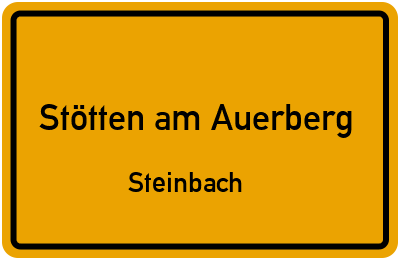 Straßenverzeichnis Stötten am Auerberg Steinbach