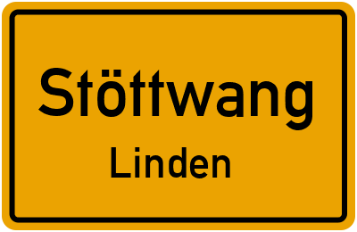 Ortsschild Stöttwang Linden