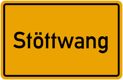 Ortsschild von Gemeinde Stöttwang in Bayern