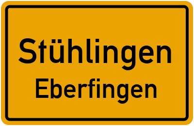 Straßenverzeichnis Stühlingen Eberfingen
