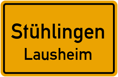 Straßenverzeichnis Stühlingen Lausheim