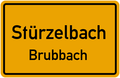 Straßenverzeichnis Stürzelbach Brubbach