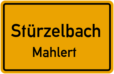 Straßenverzeichnis Stürzelbach Mahlert